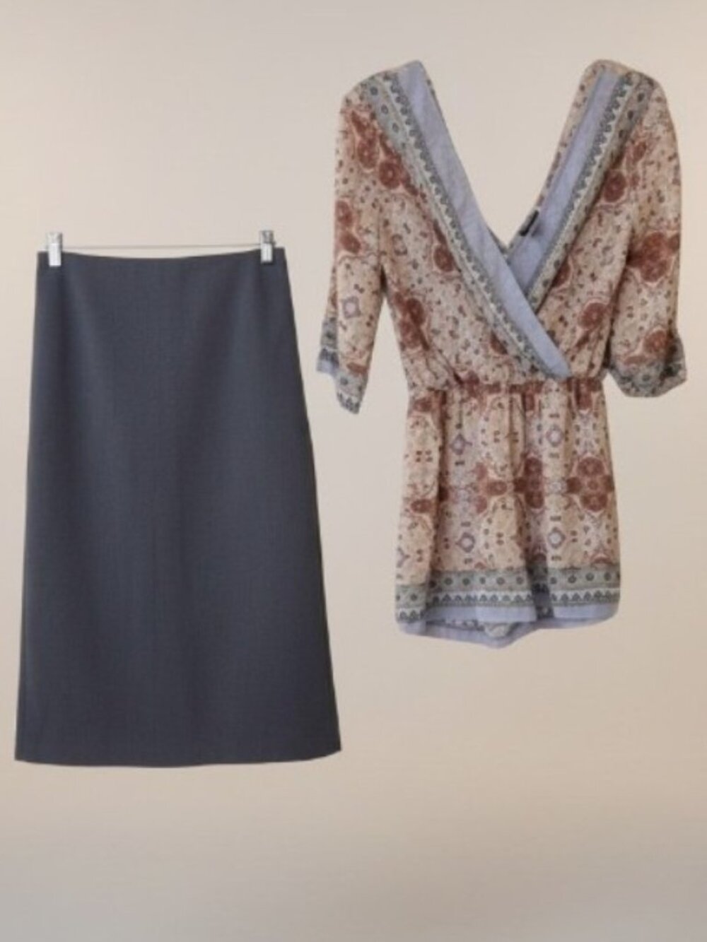 Barney New York Skirt (Runs Small) & Rue21 Top
